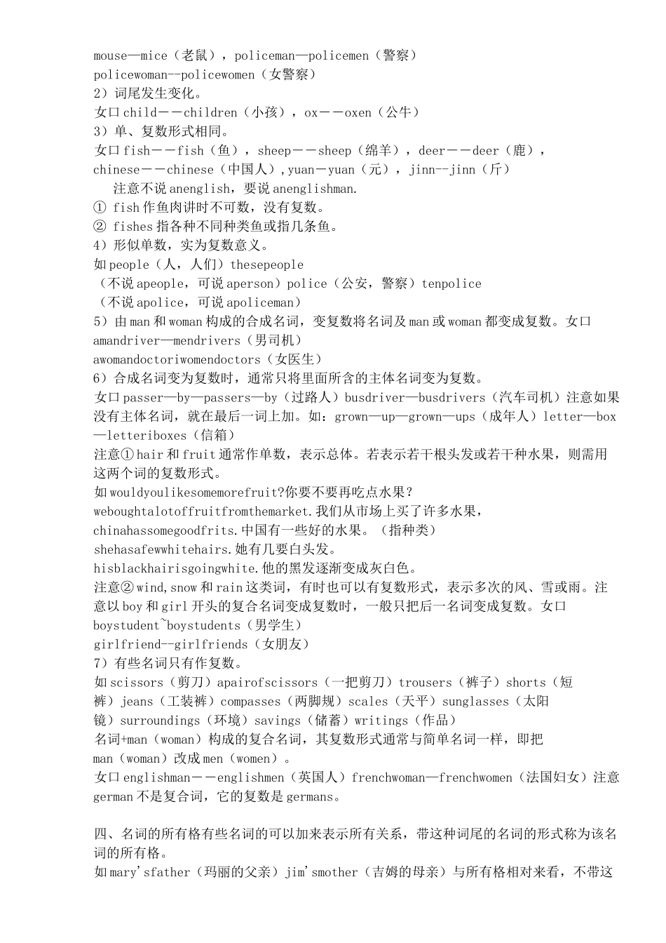 牛津小学英语语法大全_第3页