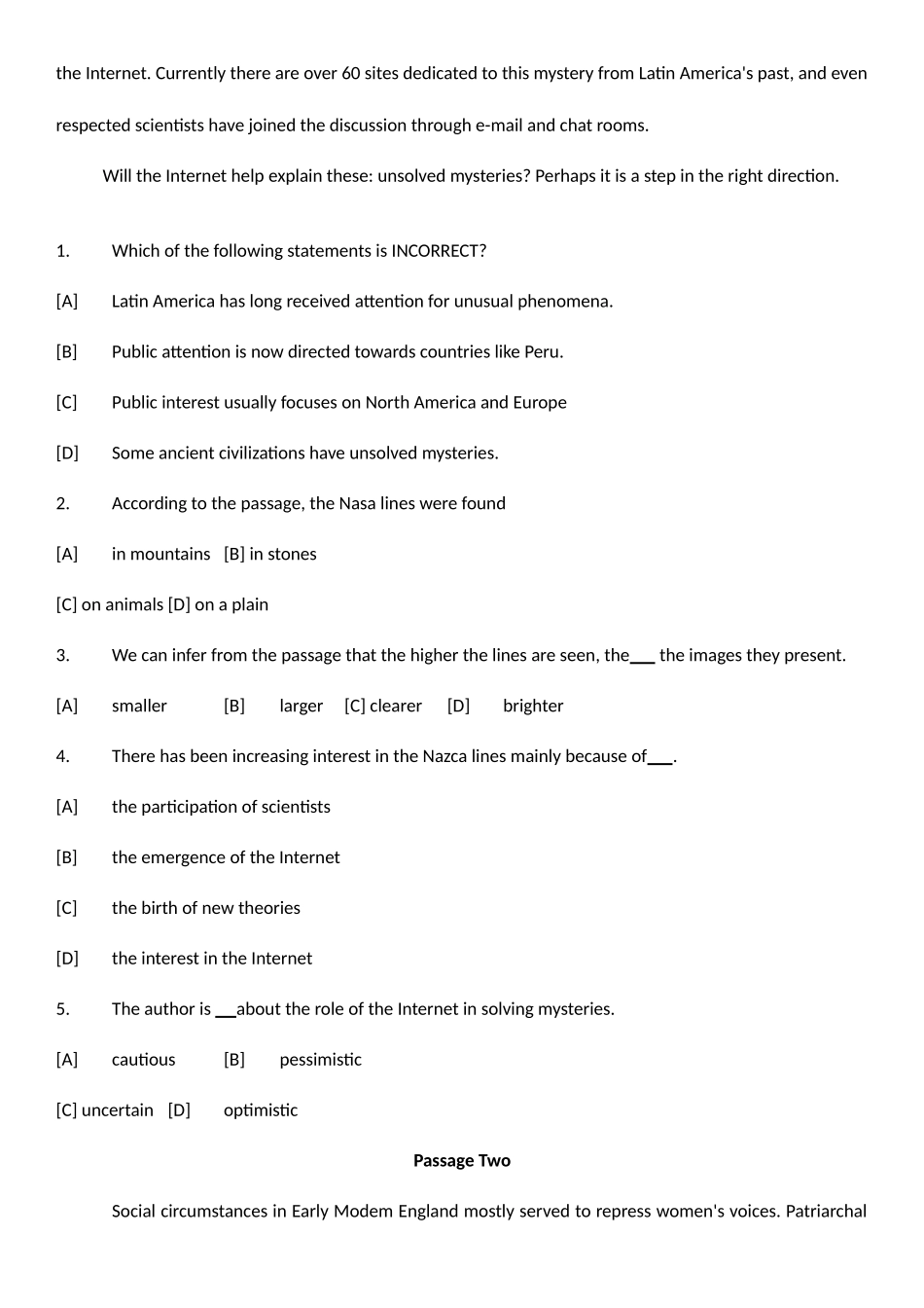 2025年英语考博真题_第2页