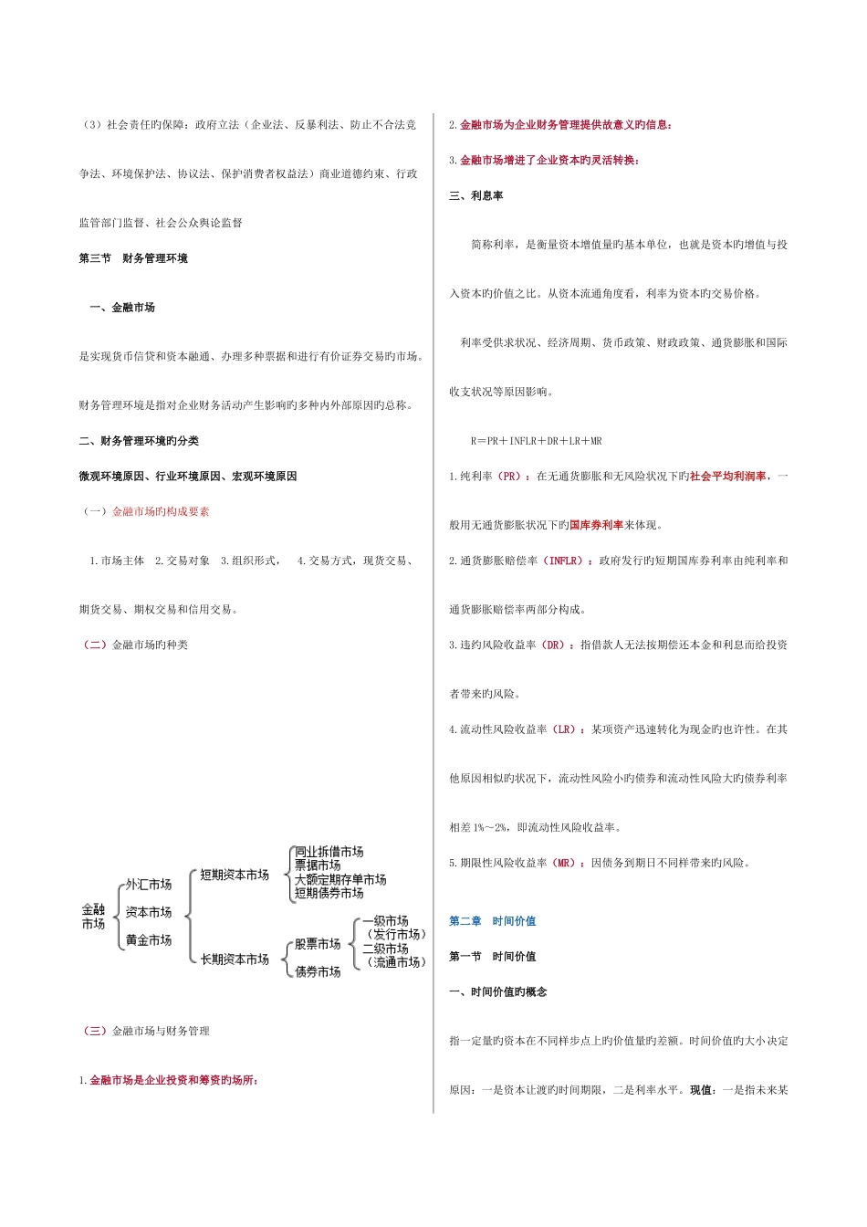 2025年自考财务管理学00067复习资料_第3页