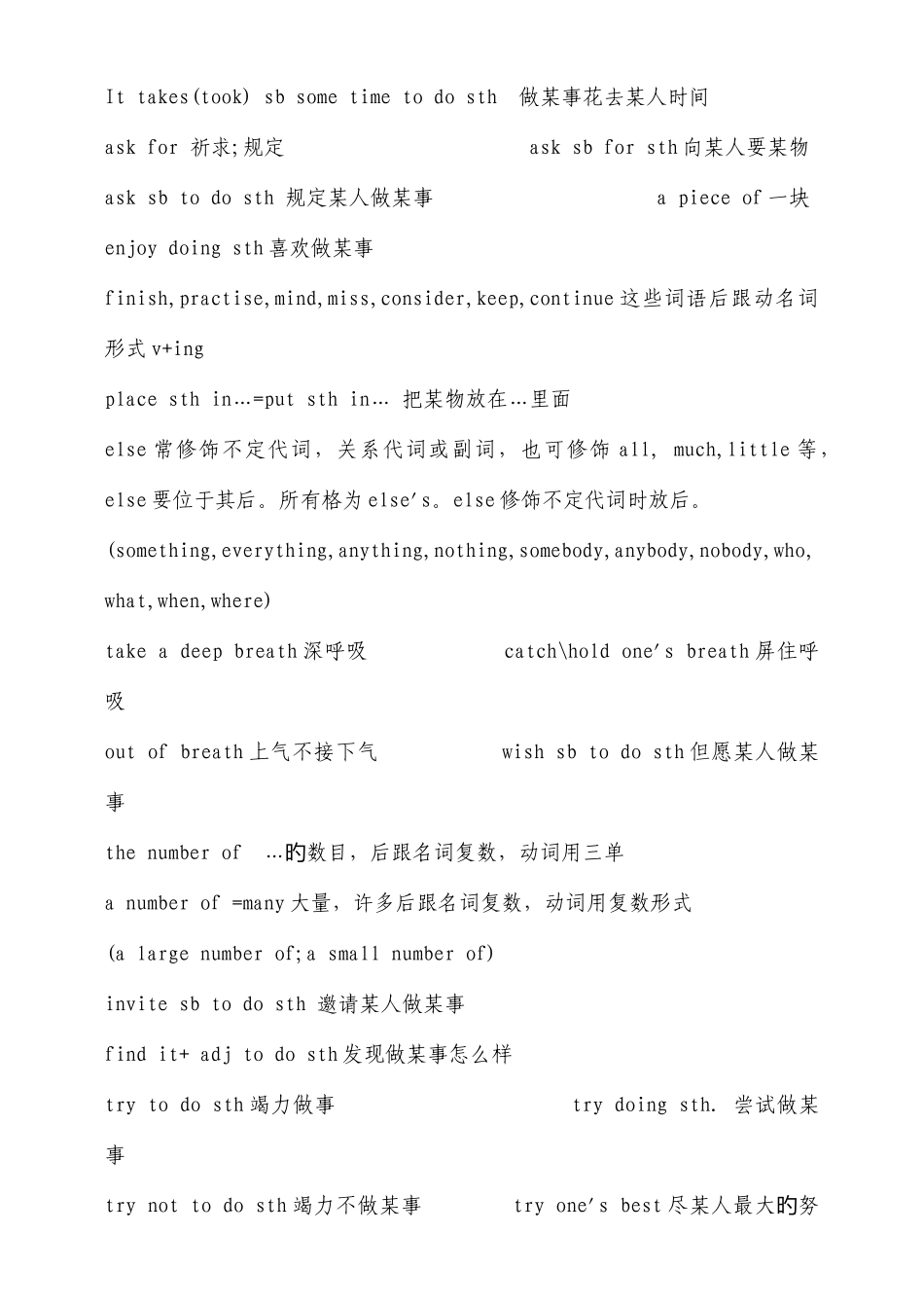 2025年苏教版初二英语上册短语知识点_第3页