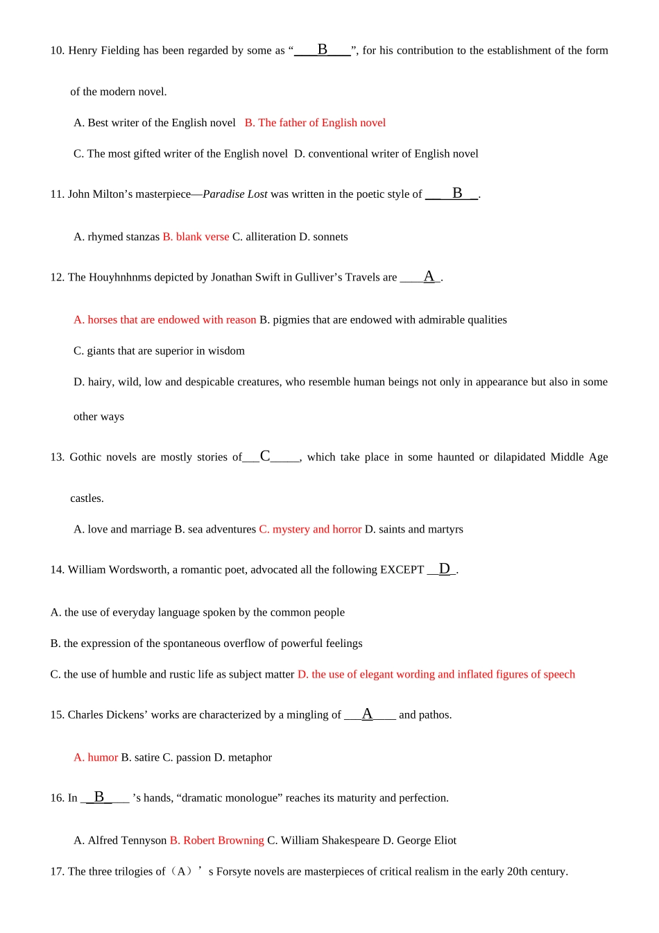 2025年英国文学史及选读学校试题库_第2页