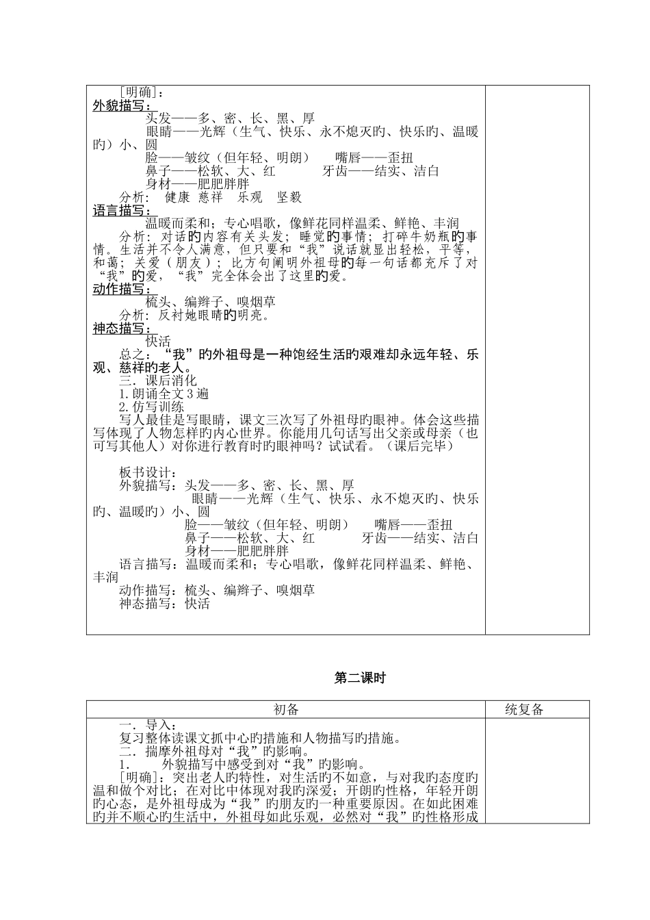 2025年苏教版七年级语文下全册教案_第2页