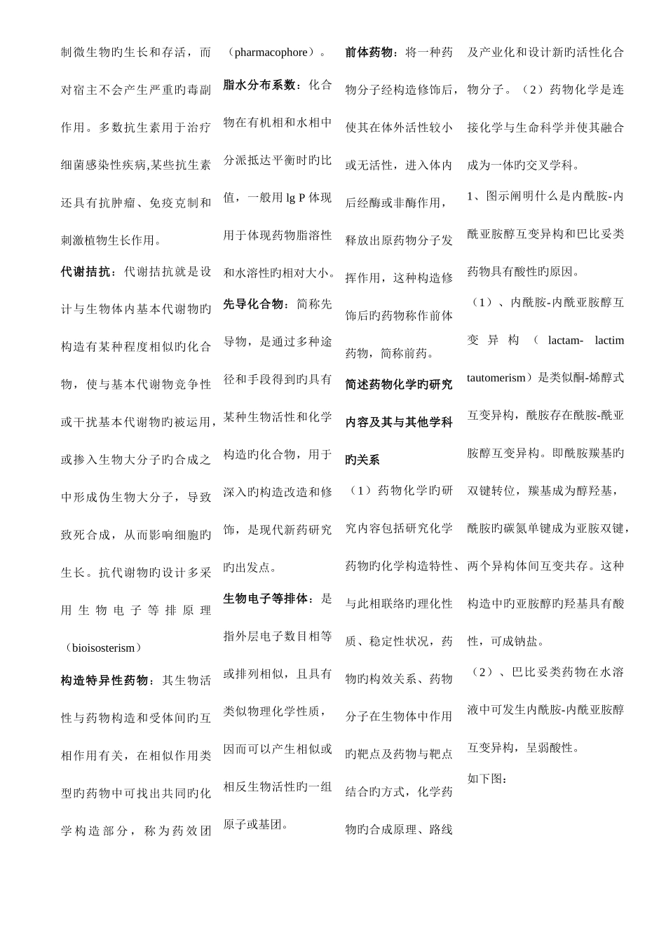 2025年药化考点版_第2页