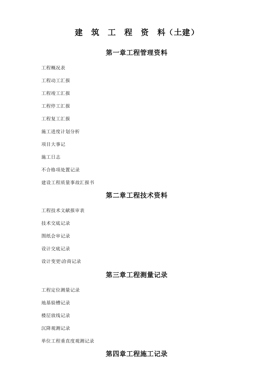 2025年建筑工程土建园林资料员日常工作流程明细_第1页
