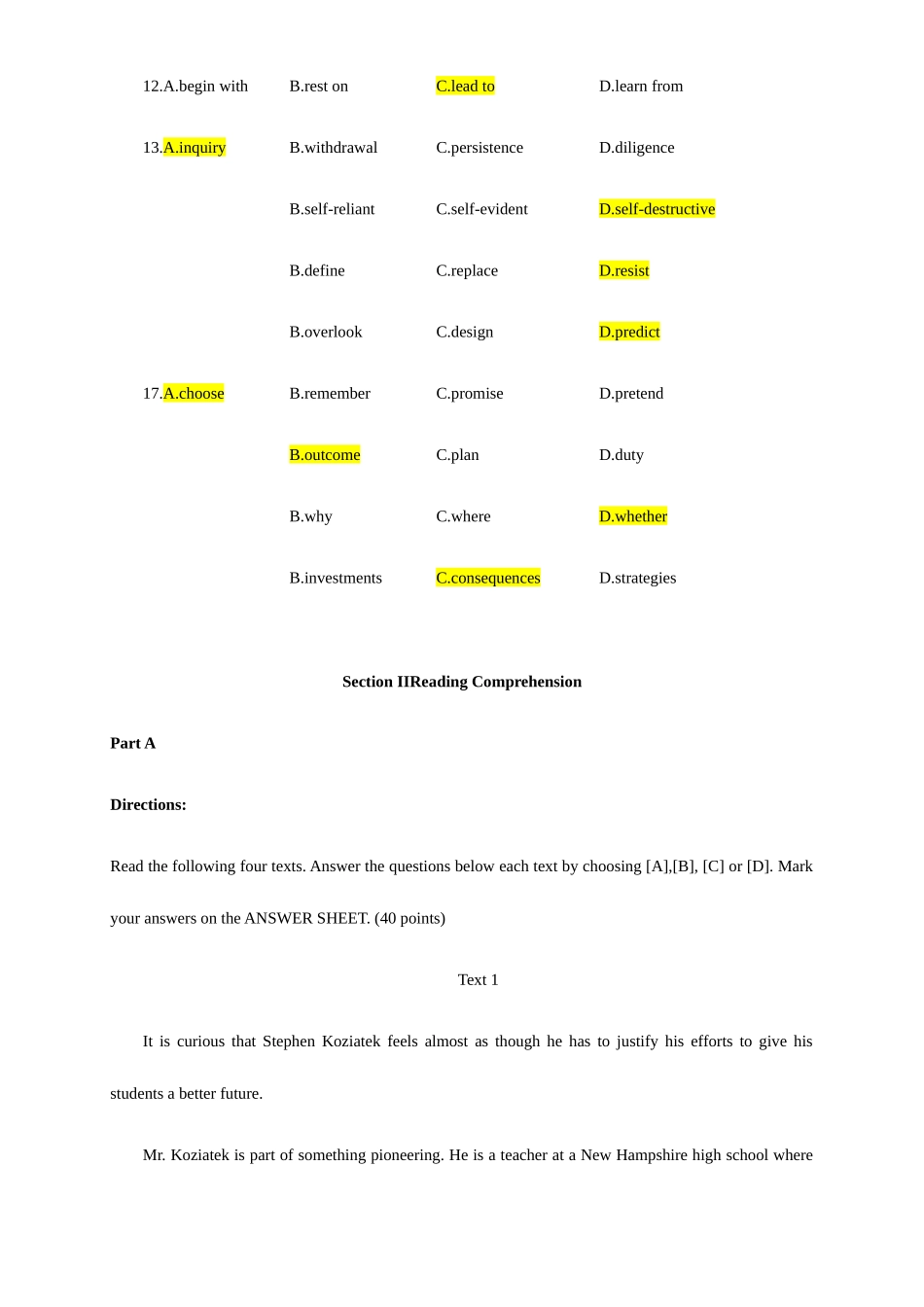 2025年考研英语真题及参考答案优质资料_第3页