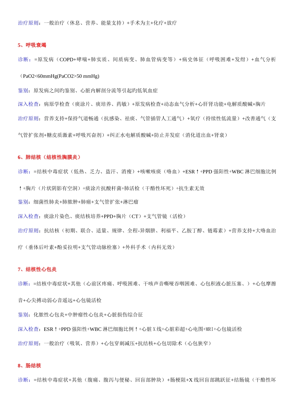 2025年执业医师考试病例分析精简背诵版_第2页