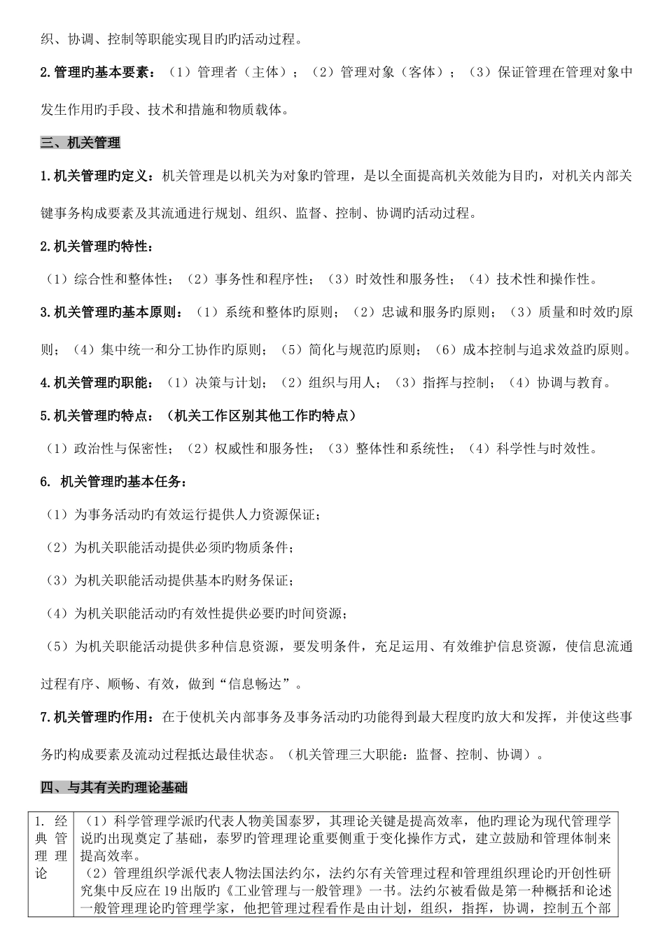 2025年自考机关管理0509复习资料整理_第2页