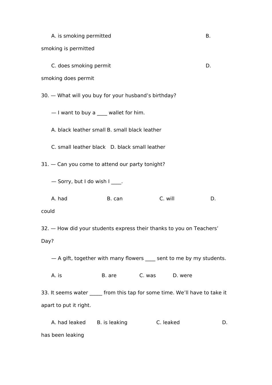 2025年辽宁单招英语仿真模拟试题卷附答案解析_第3页
