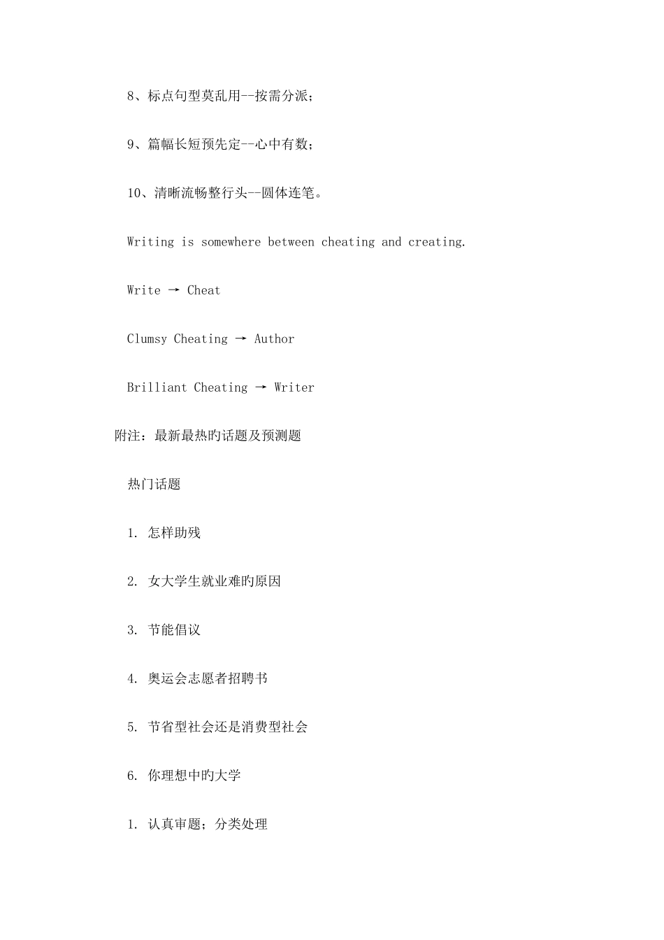 2025年英语四六级写作秘籍_第3页
