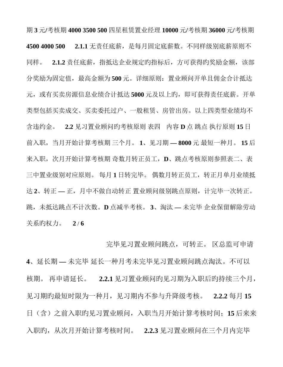 2025年房地产经纪公司经纪人及店经理绩效终版_第3页