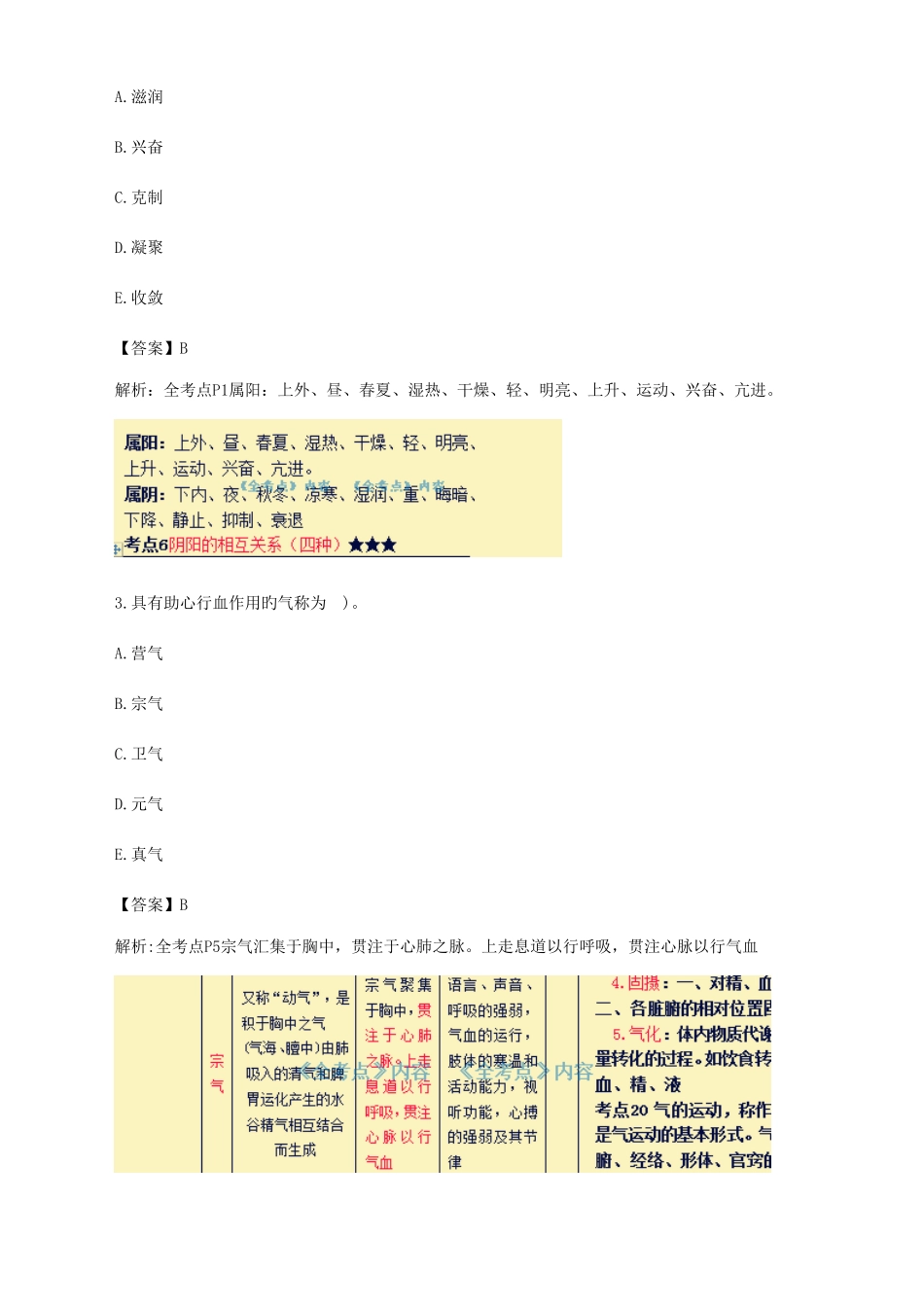 2025年执业药师考试中药学综合知识与技能真题答案及解析_第2页
