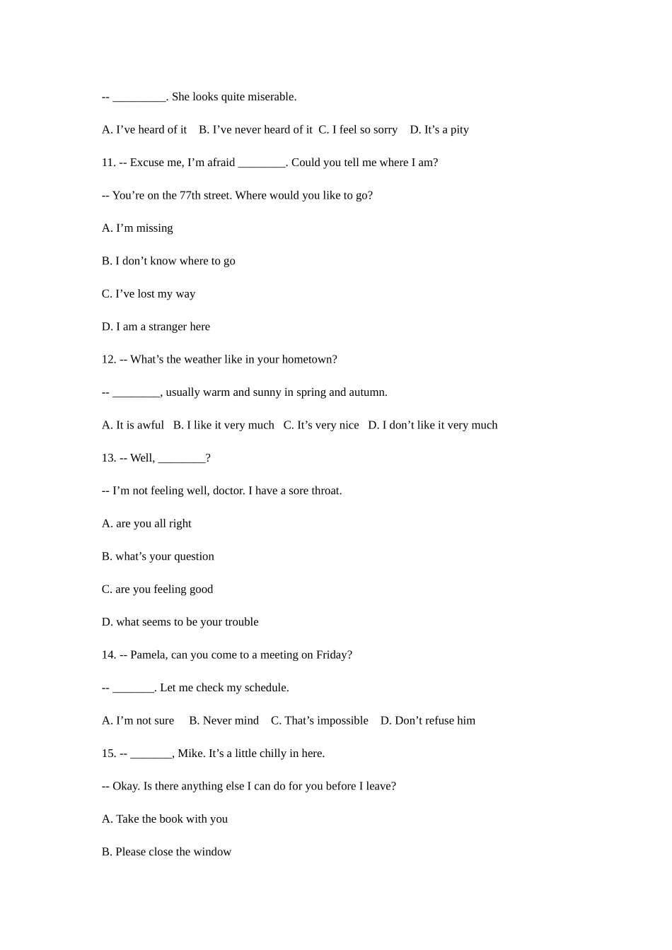 2025年广东省学士学位英语真题及答案_第3页