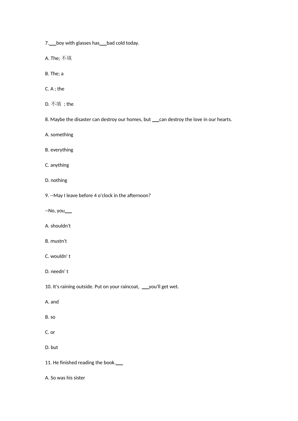 2025年山西教师招聘小学英语试卷_第3页