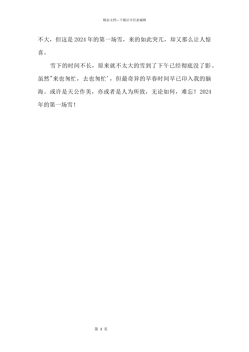 2024年的第一场雪700字_第2页