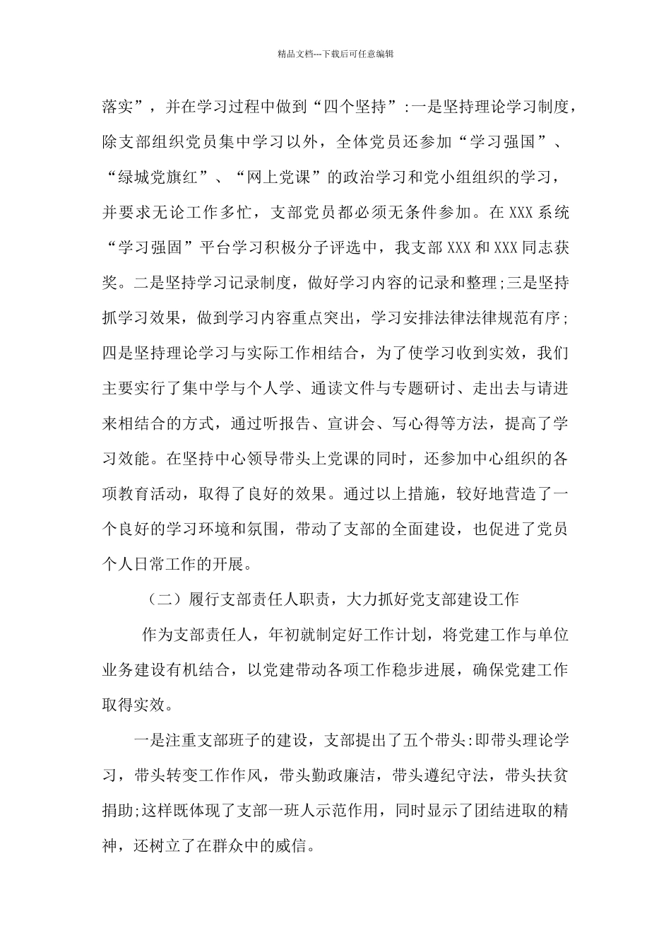 2024年第二支部书记述职报告_第2页