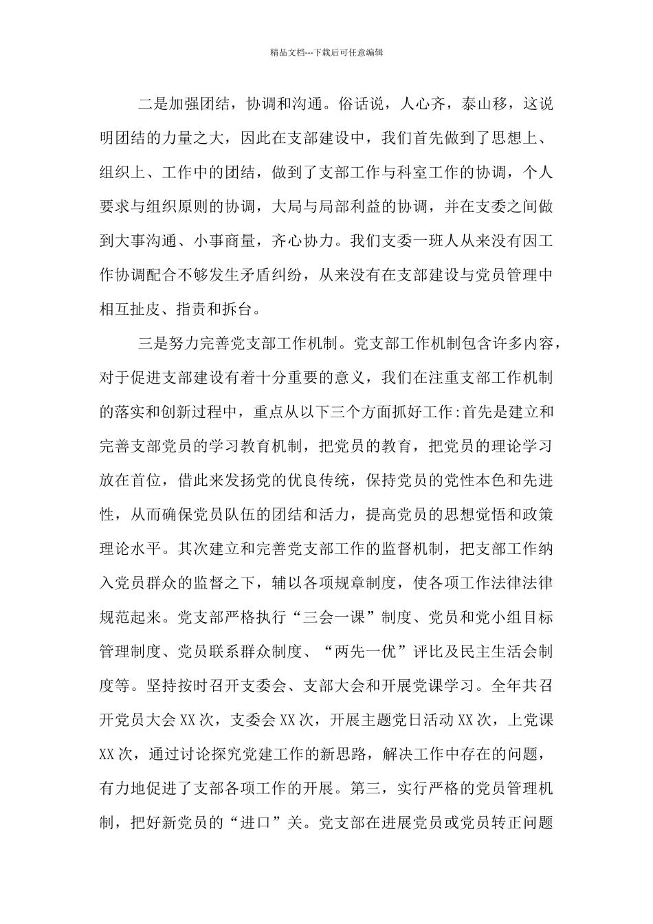 2024年第二支部书记述职报告_第3页