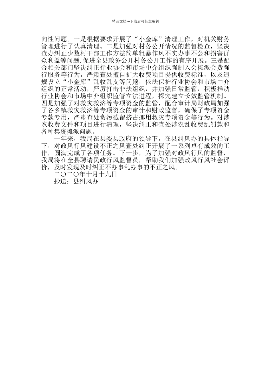 2024年纠风工作总结_第3页