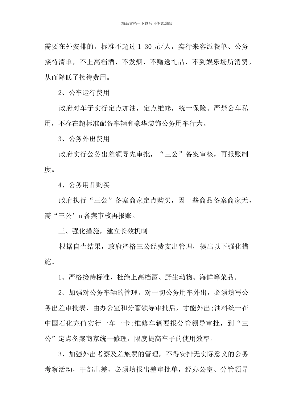 2024年经费开支专项整治自查报告_第2页