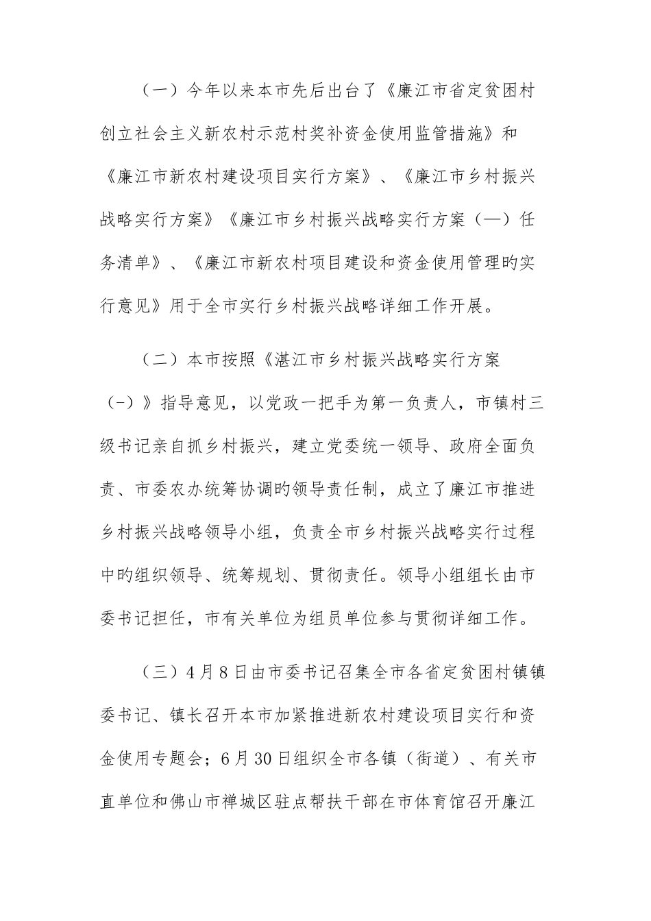 2025年廉江市加快推进乡村振兴专题调研汇报_第2页