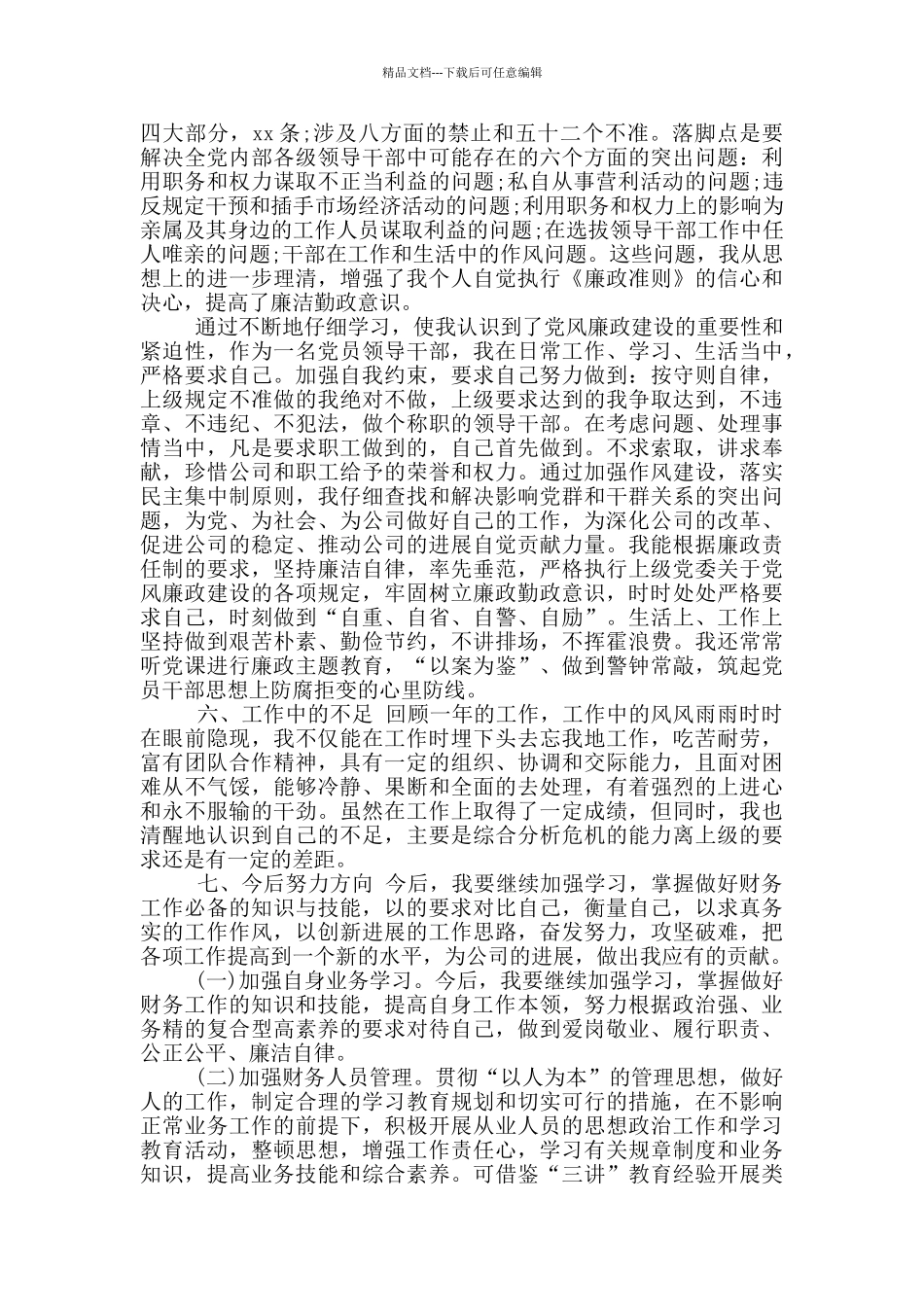 2024年财务年度工作总结报告_第3页