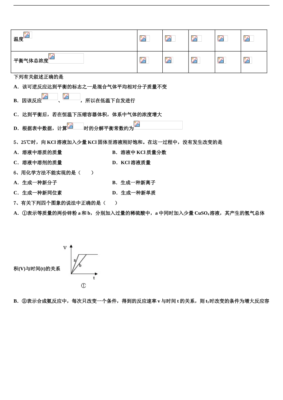 2024年重庆市九校联盟高考考前提分化学仿真卷含解析_第2页