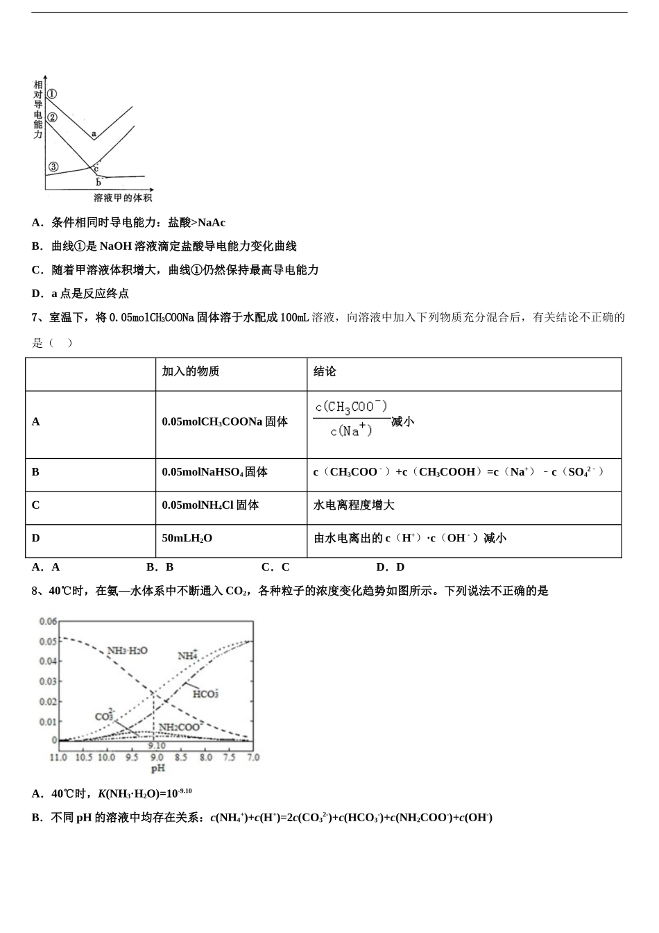 2024年重庆市第一中高考化学考前最后一卷预测卷含解析_第2页