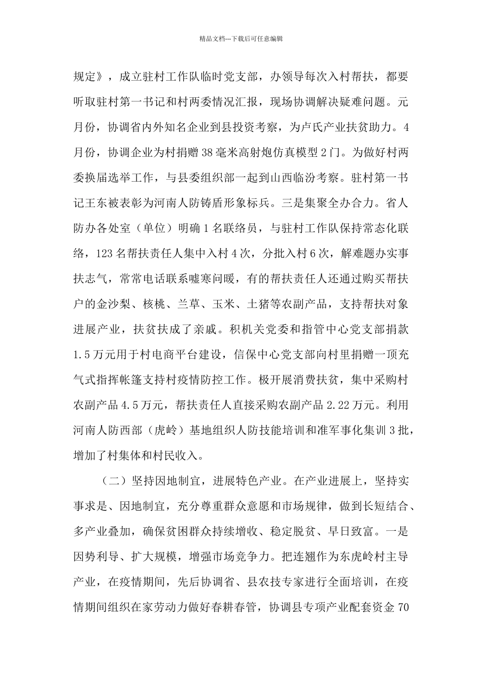 2024年驻村工作总结_第2页