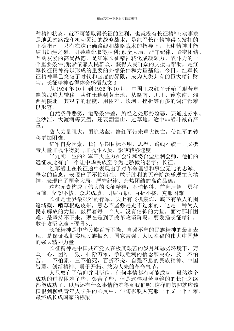 2024弘扬长征精神_第3页