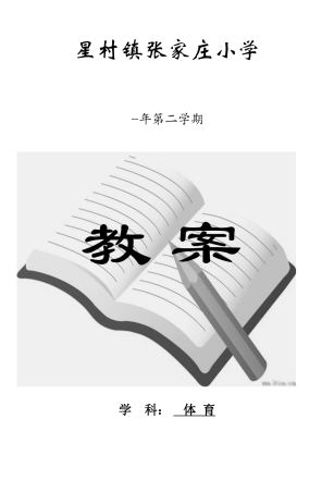 2025年小学新版二年级下册体育全套的教案