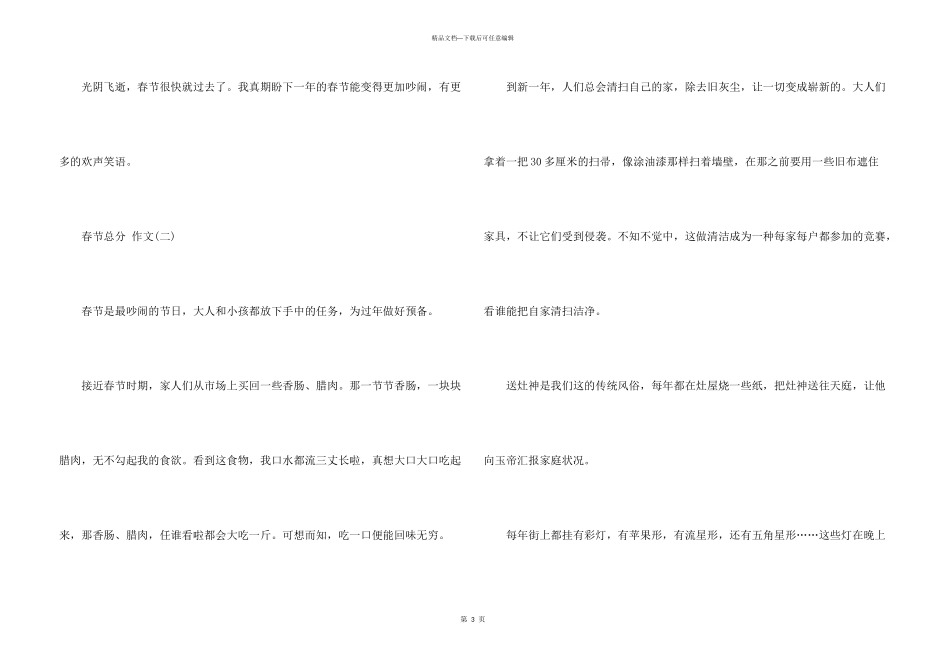 2024春节满分素材10篇_第3页