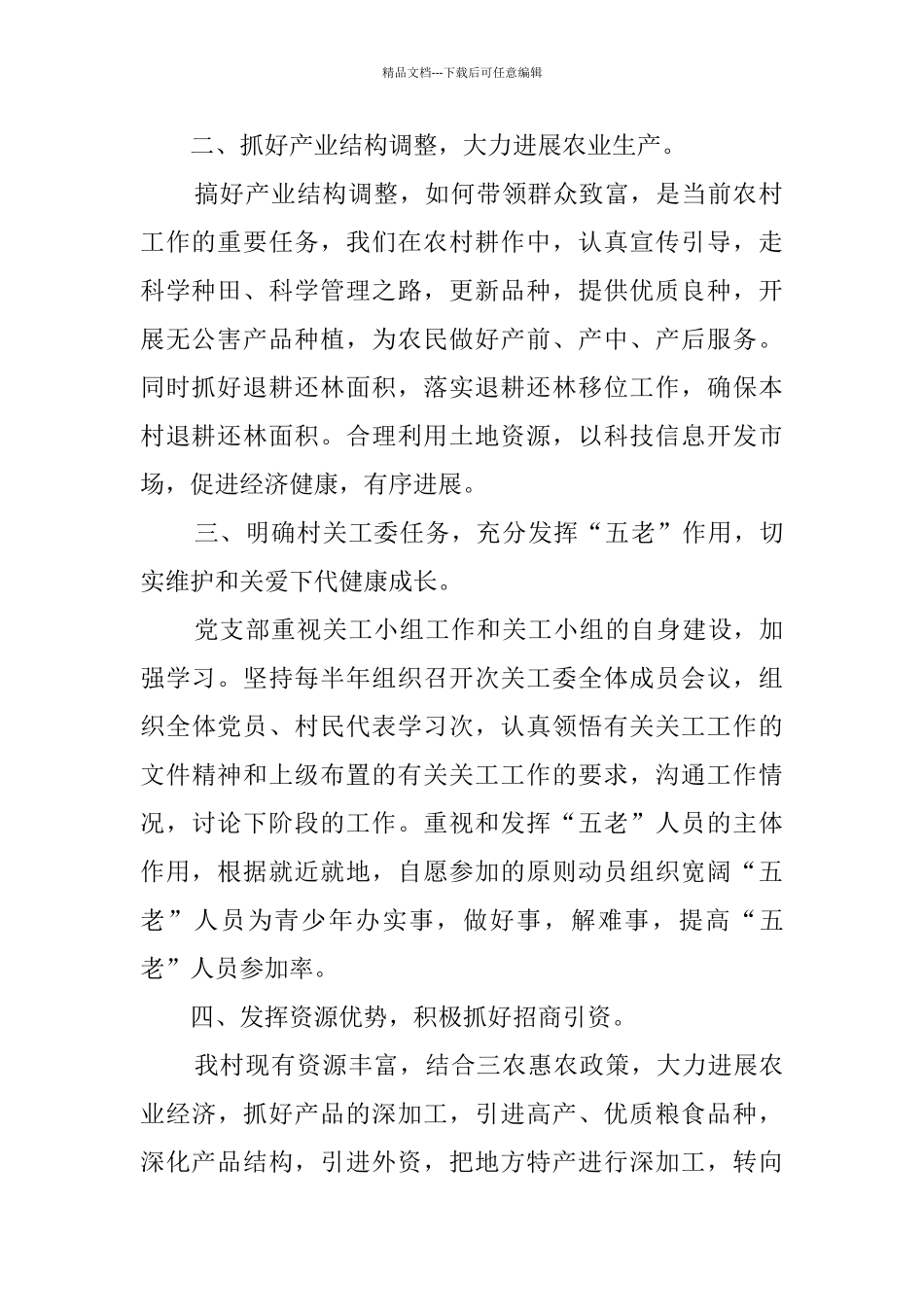 2024村党支部年度工作计划_第2页