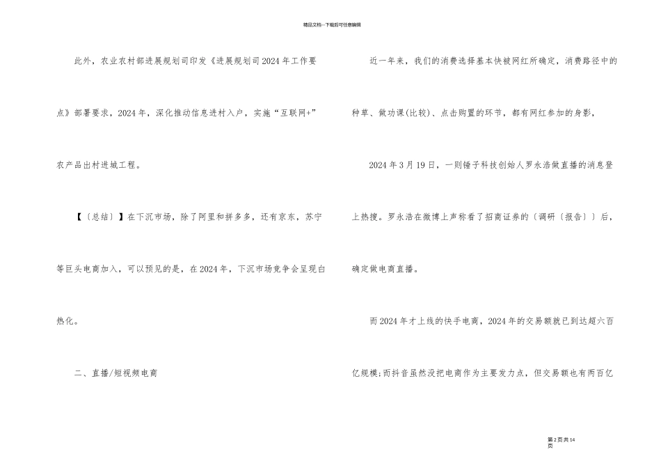 2024电商行业发展前景分析_第2页