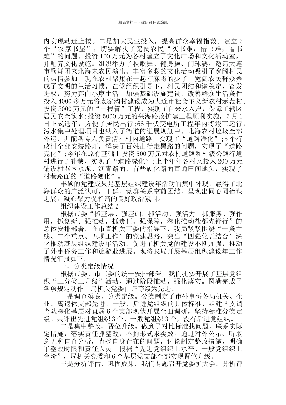 2024组织建设个人工作总结范文_第3页