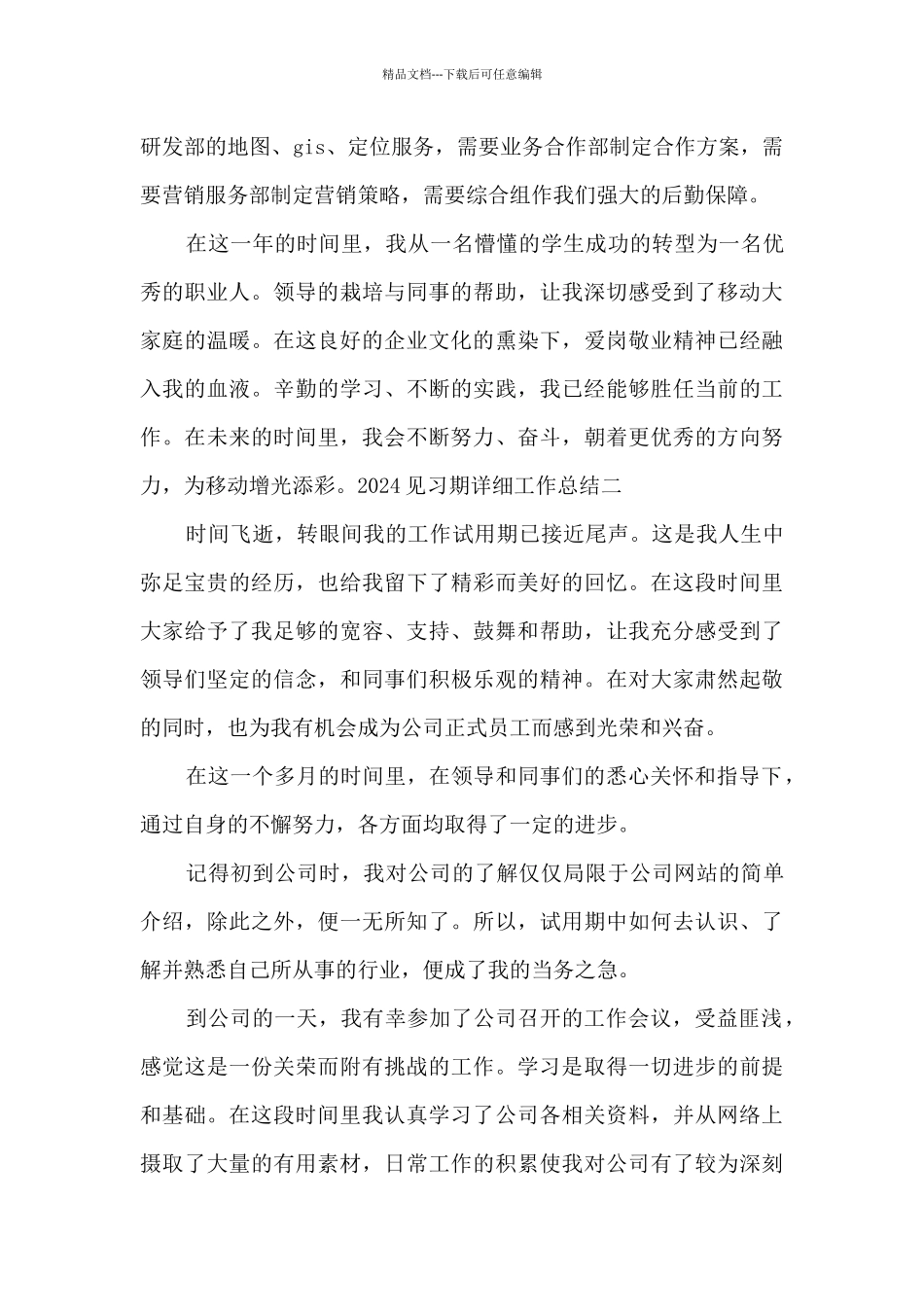 2024见习期工作总结详细多篇_第3页