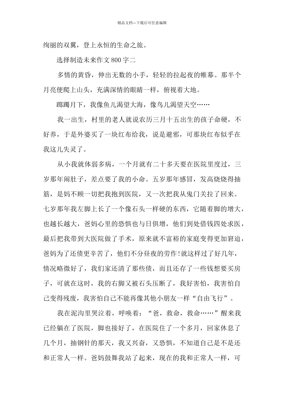 2024选择创造未来作文800字范文_第3页