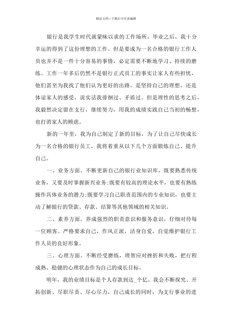 2024银行业务员个人年终总结_第2页