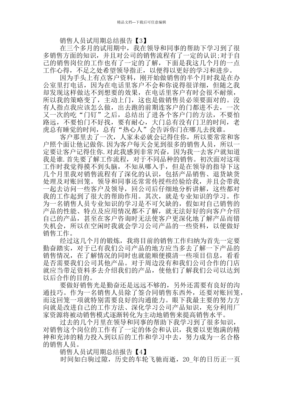 2024销售人员试用期总结报告5篇_第3页
