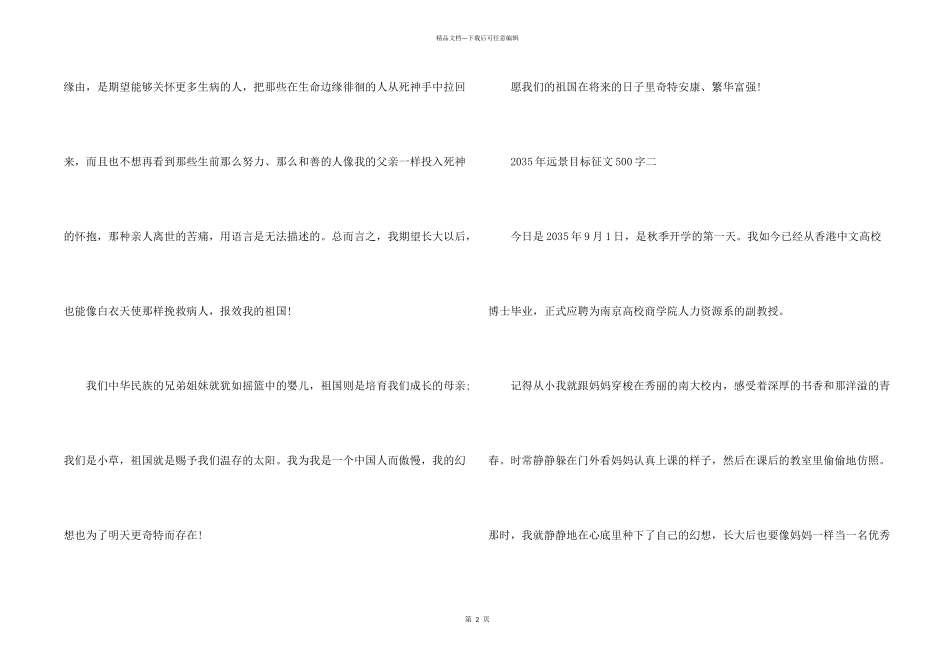 2035年远景目标500字_第2页