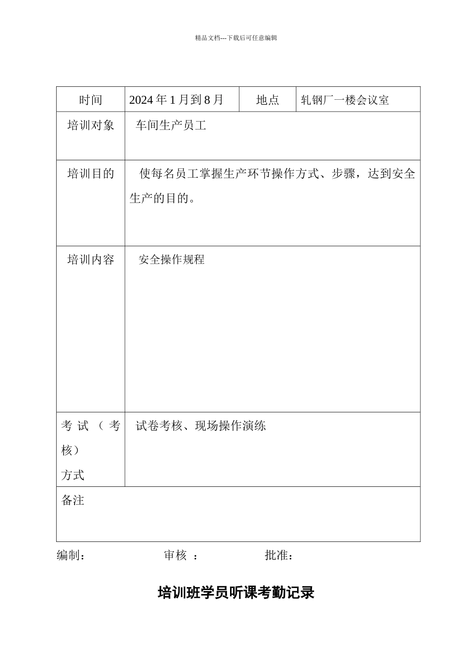 433安全操作规程培训计划和记录_第3页