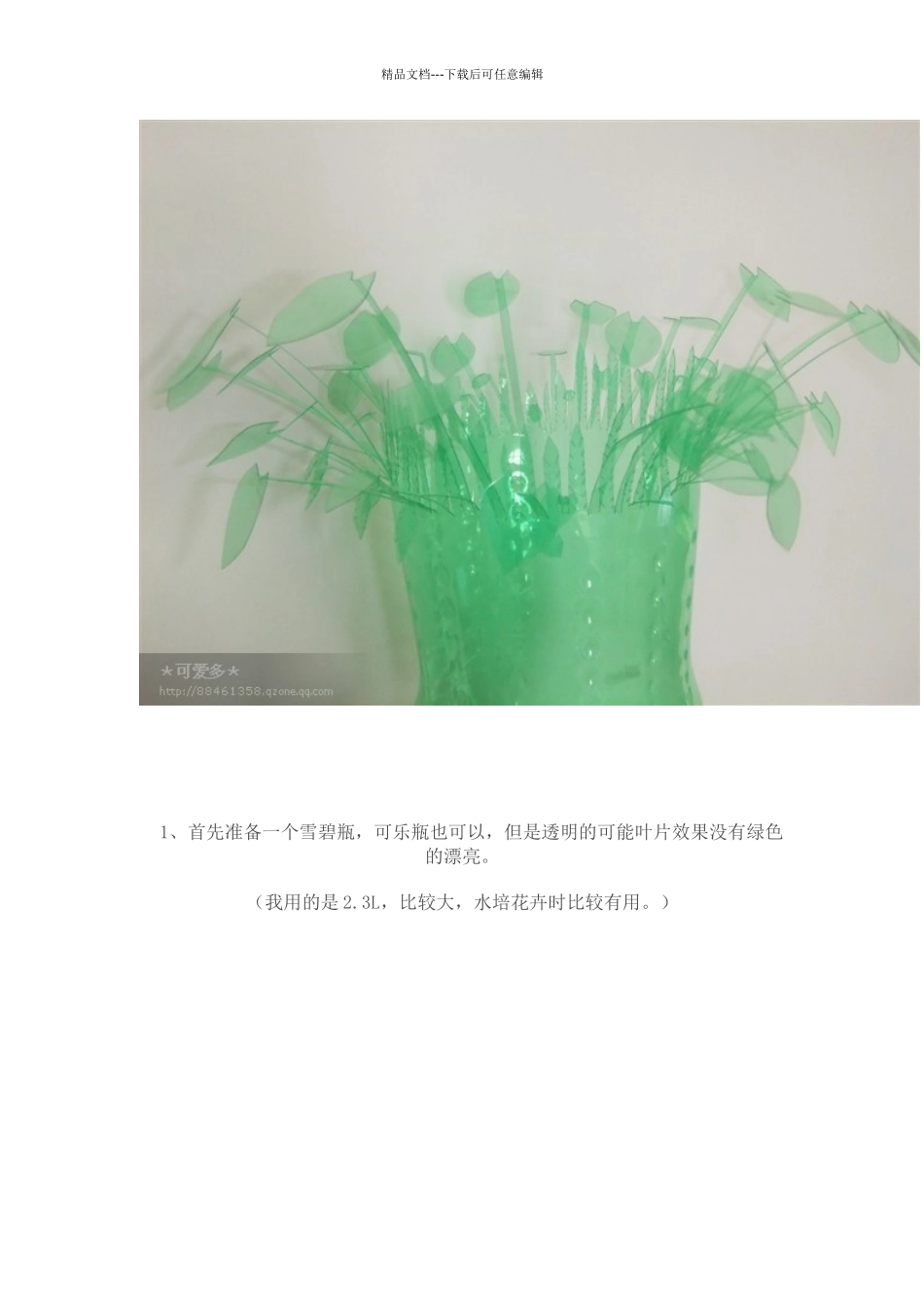 DIY我的改进版塑料瓶水培花篮_第3页