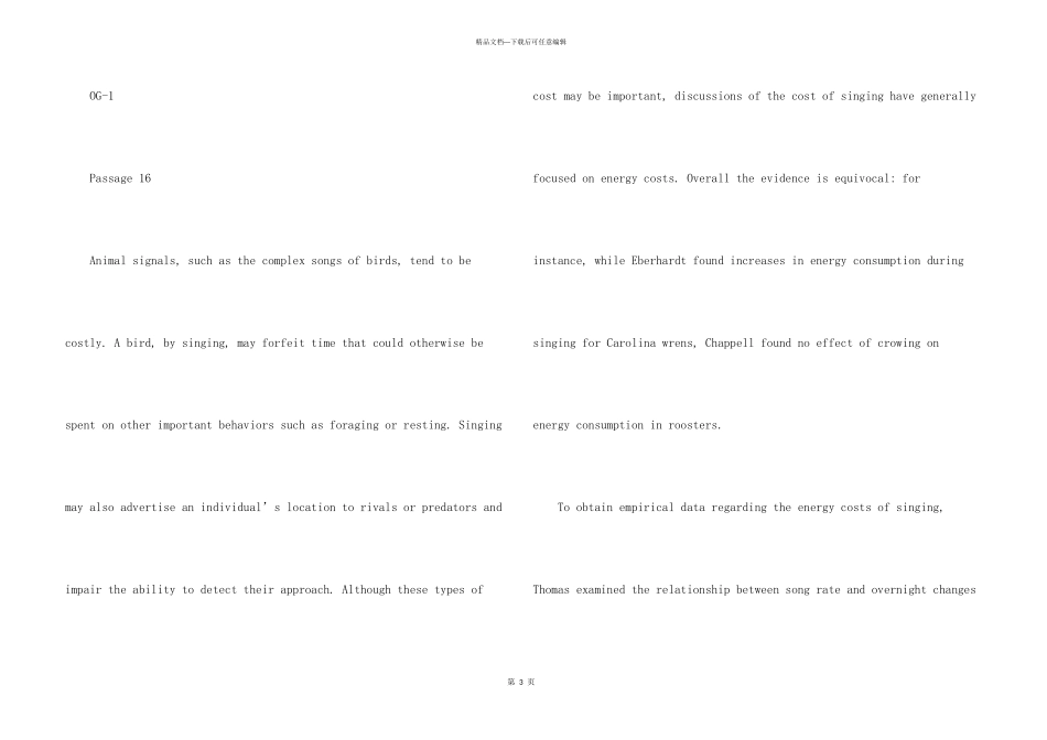 GRE阅读真题之OG整合_第3页