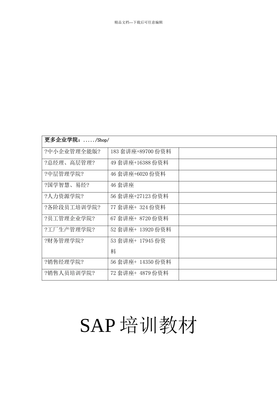SAP培训教材之报表查询_第1页
