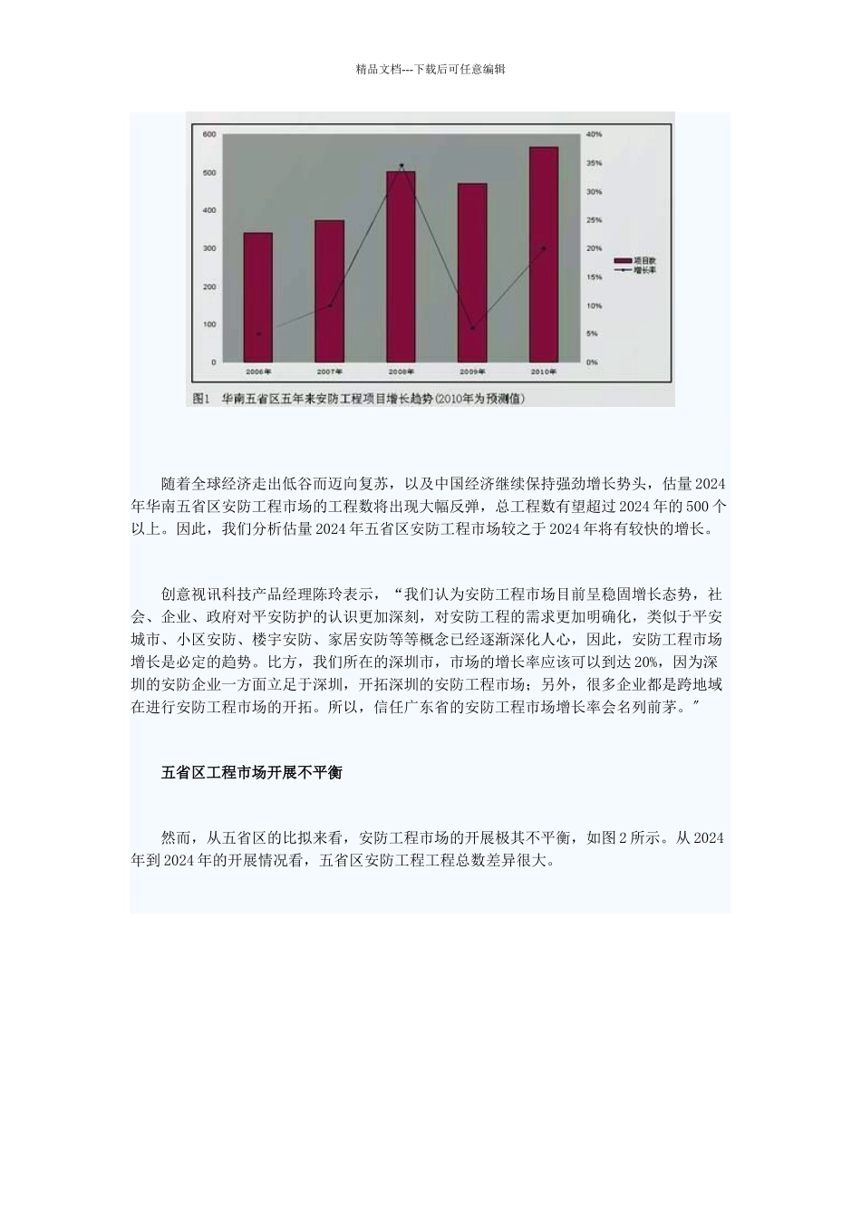 XXXX年华南地区安防工程市场分析_第2页