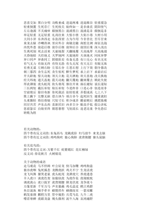 初中语文：有关反义的成语总结