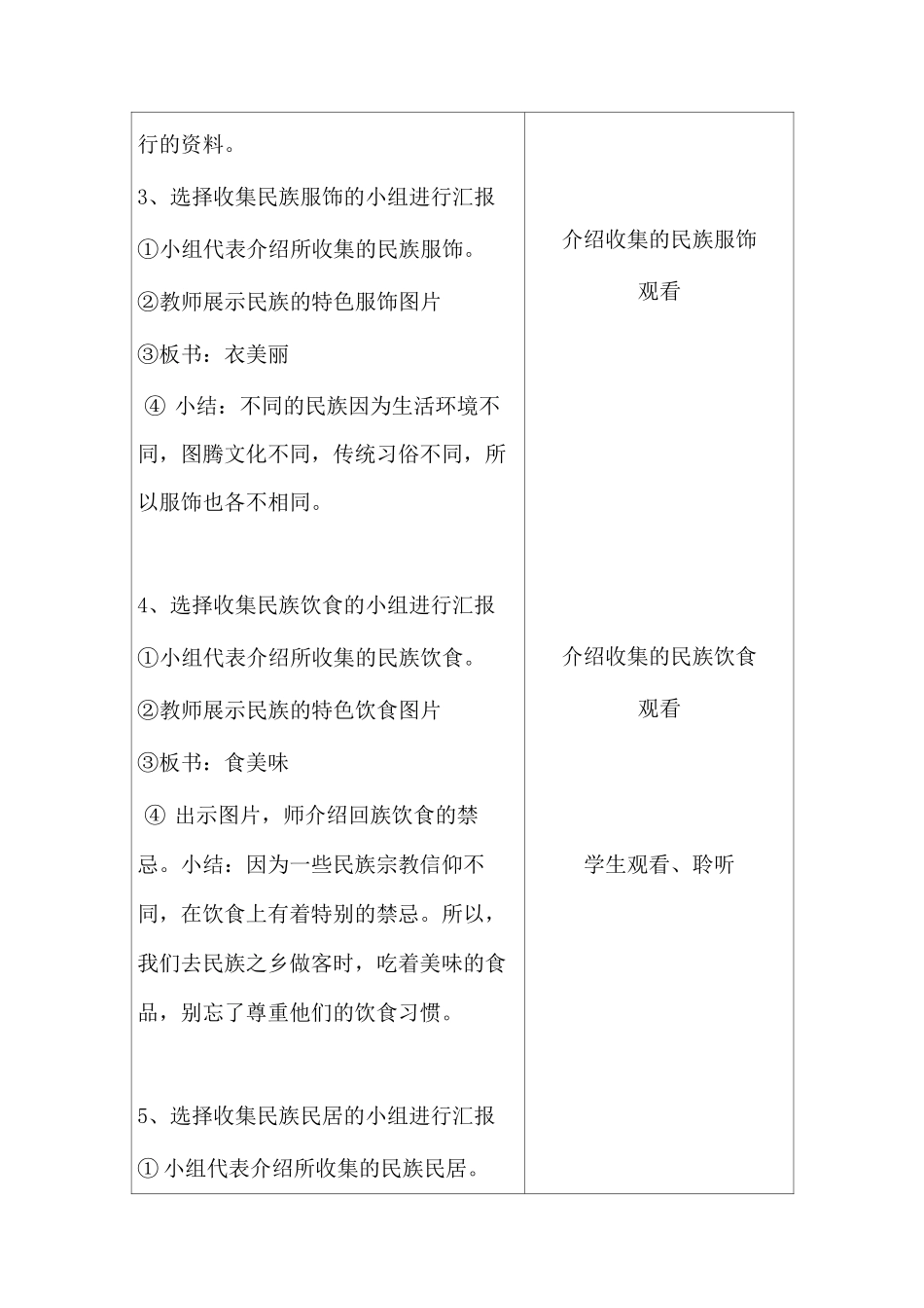 多彩的民族风情教案_第3页