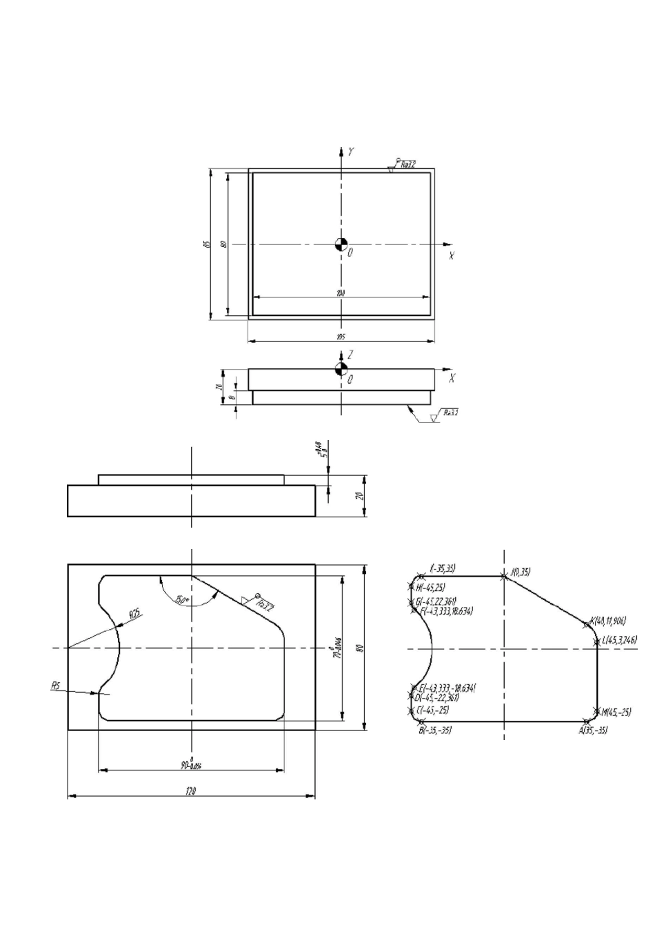 数控铣削加工零件图(内部专用)_第1页
