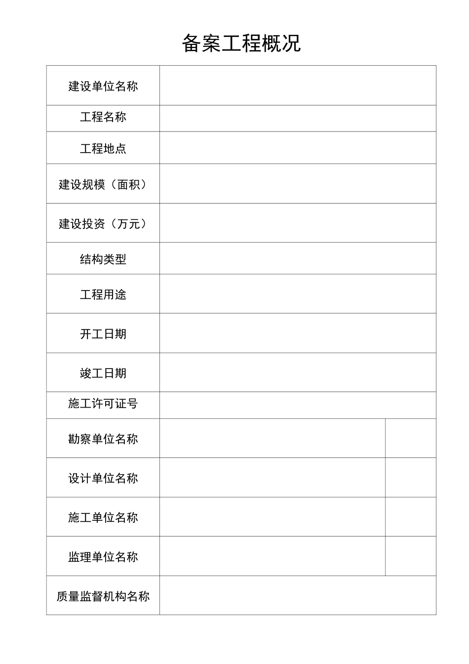竣工报告及竣工验收表格_第2页