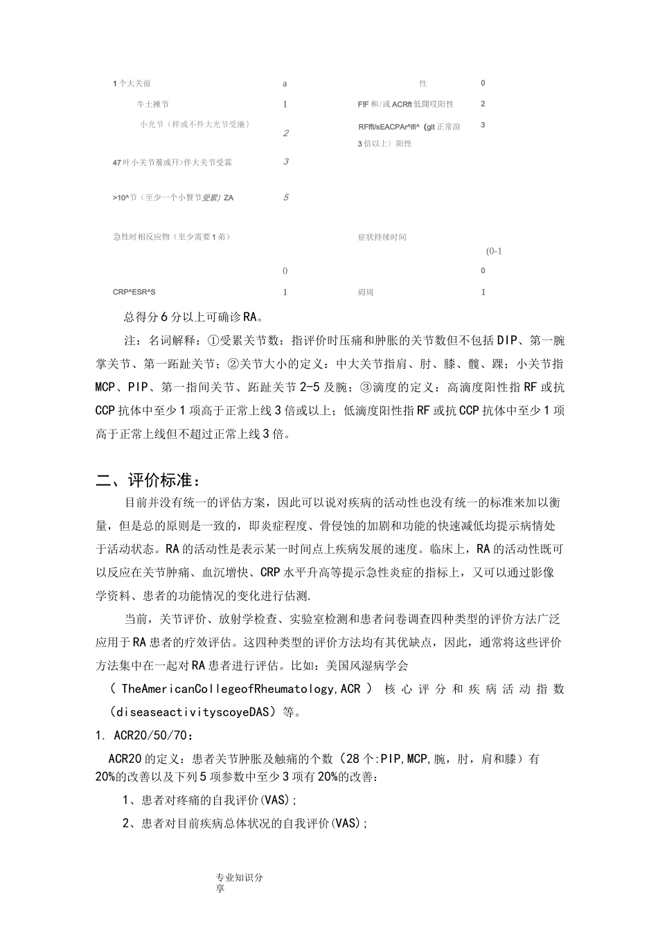 类风湿关节炎诊断及评价标准_第2页