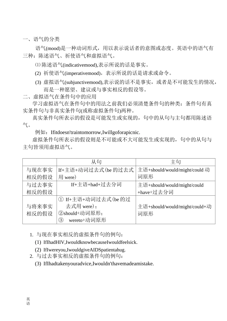 虚拟语气高考真题_第1页