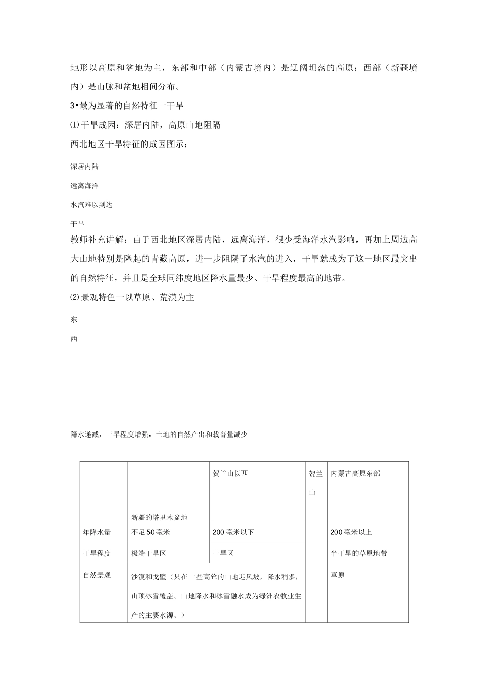 荒漠化的防治 公开课【一等奖教案】_第3页